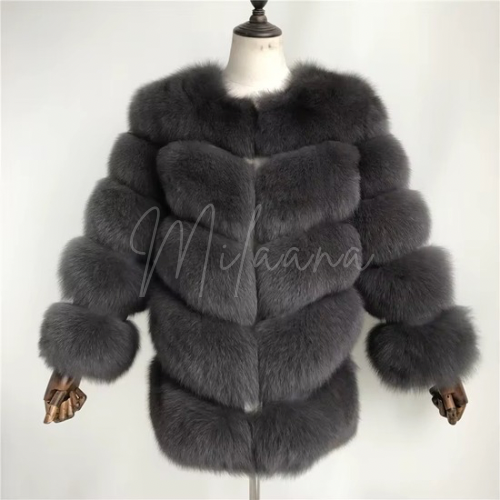 Fox Fur 5 Row Coat