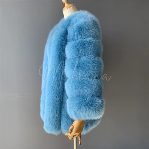 Fox Fur Longline Coat