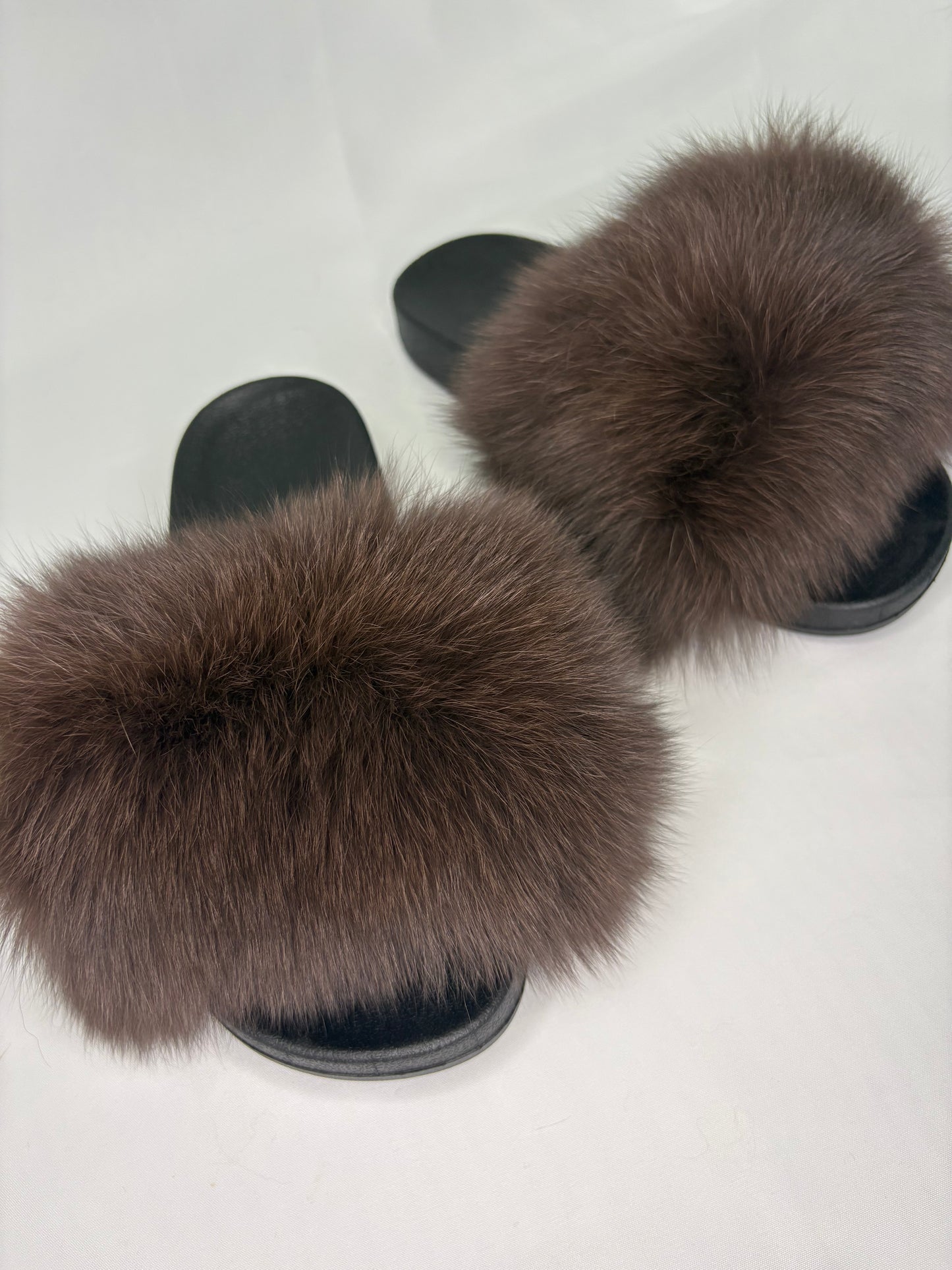 Brown Fur Sliders
