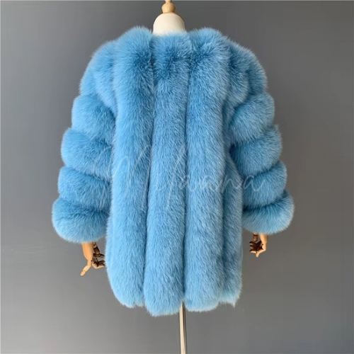 Fox Fur Longline Coat