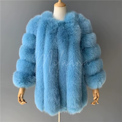 Fox Fur Longline Coat