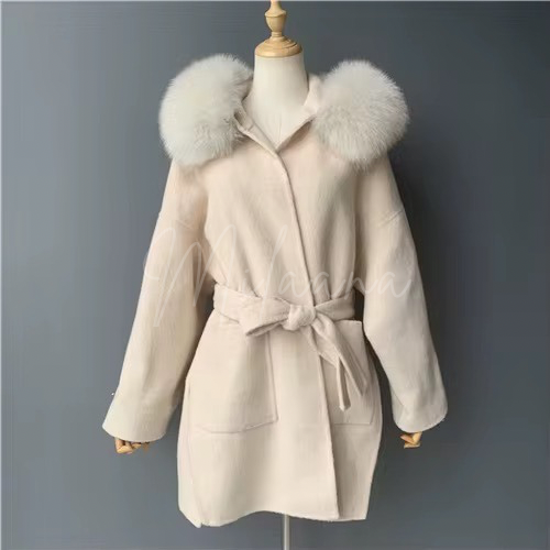 Cashmere & Fox Fur Coat
