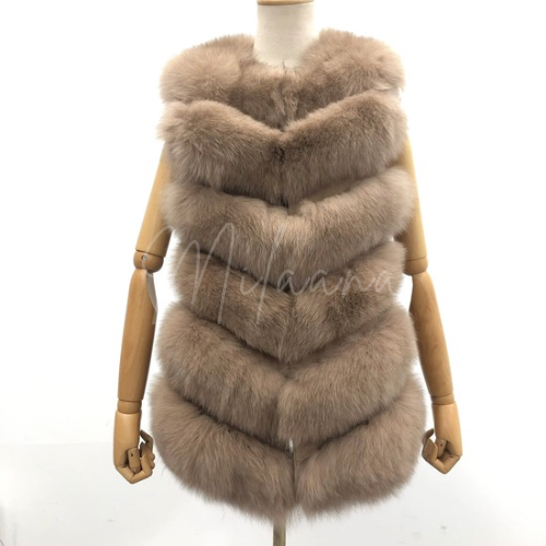 Fox Fur 6 Row Gilet