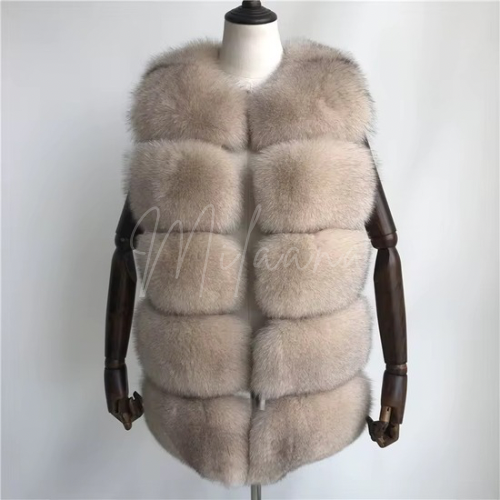 Fox Fur 5 Row Gilet